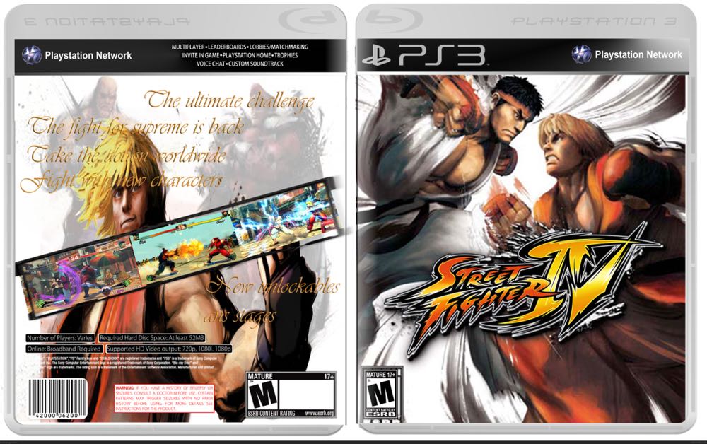 Street Fighter IV - Sony PlayStation 3 (PS3) (Capcom - 2) video game collectible - Main Image 2