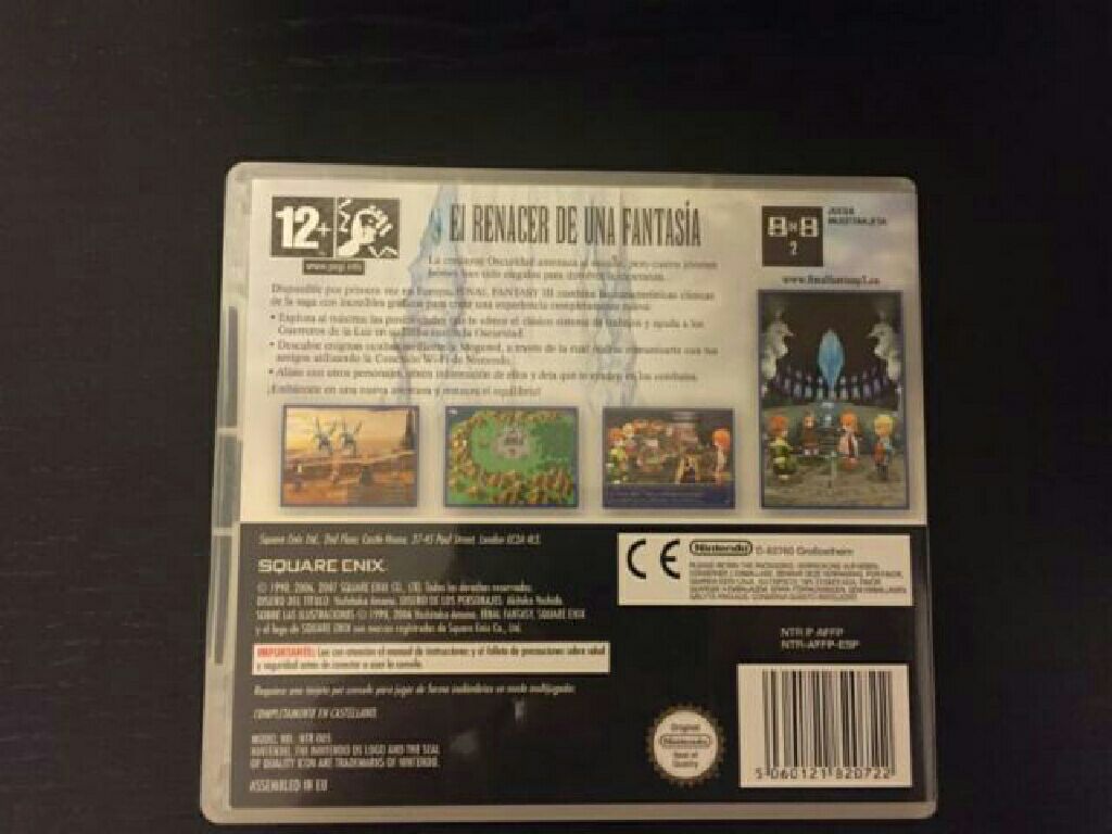 Final Fantasy III - Nintendo DS (Square Enix - 1) video game collectible [Barcode 5060121820715] - Main Image 2