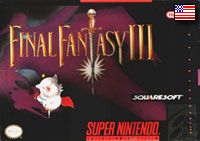 Final Fantasy III - Nintendo Super Nintendo Entertainment System (SNES) video game collectible - Main Image 2