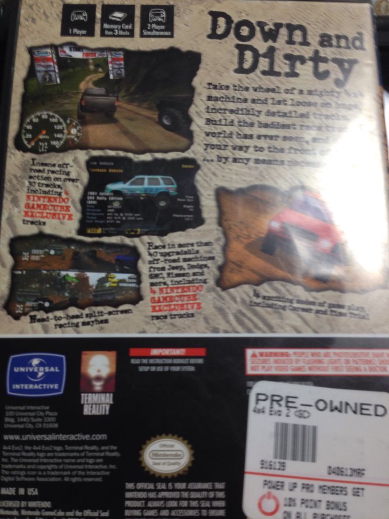 4x4 EVO 2 - Nintendo GameCube (Gathering Of Developers - 2) video game collectible [Barcode 020626718035] - Main Image 2