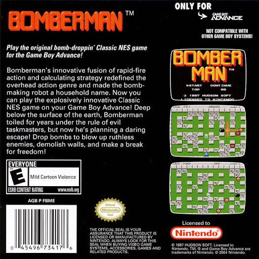 Bomberman - Nintendo Game Boy Advance (GBA) video game collectible - Main Image 2