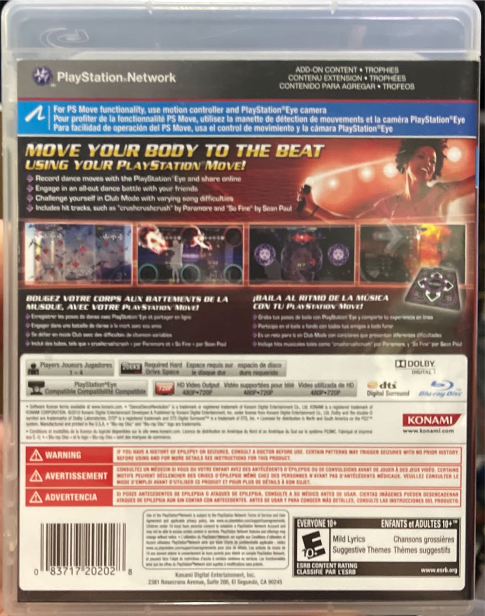 Dance Dance Revolution - Sony PlayStation 3 (PS3) (Konami - 4 Players) video game collectible [Barcode 083717202028] - Main Image 2
