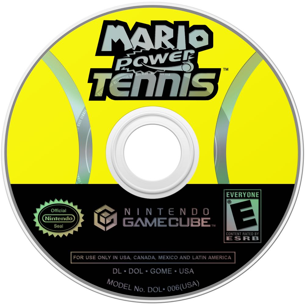 Mario Power Tennis - Nintendo GameCube (Nintendo - 1-4) video game collectible [Barcode 045496393298] - Main Image 3
