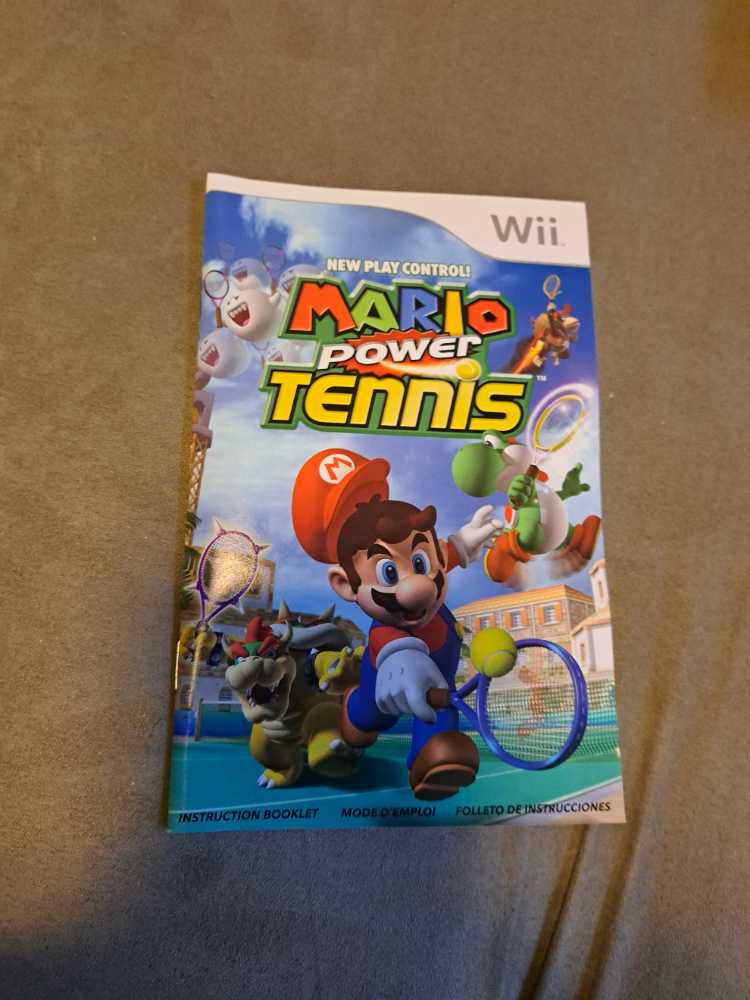 Wii: Mario Power Tennis - Nintendo Wii (Nintendo - 1-4) video game collectible [Barcode 045496901424] - Main Image 3