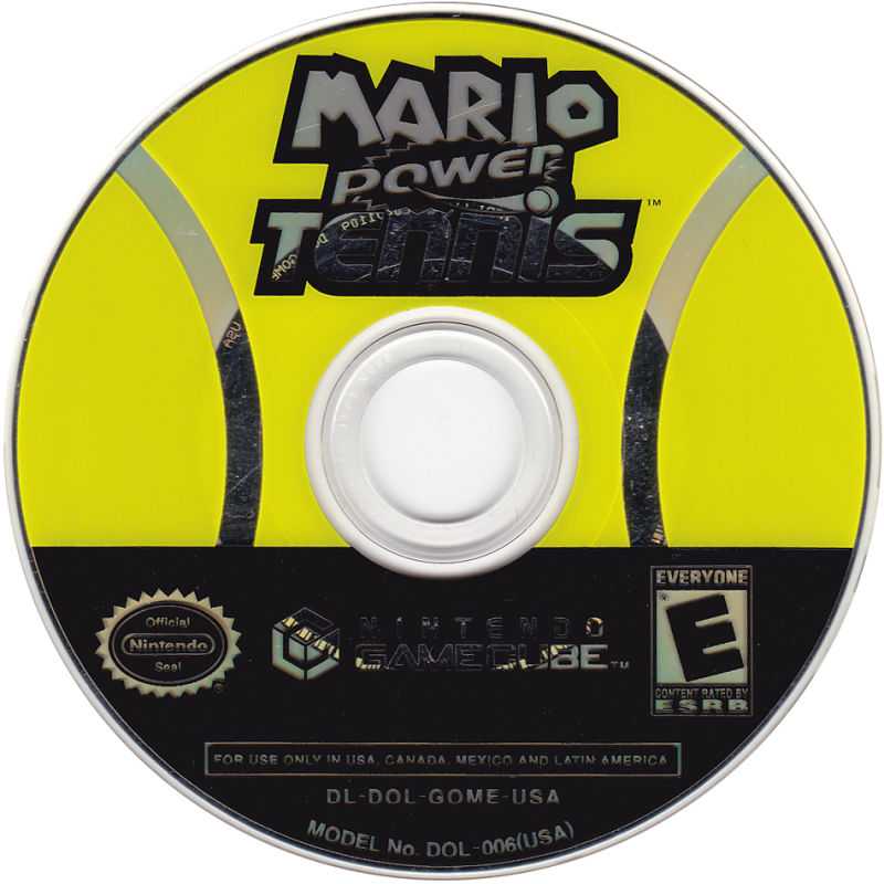 Mario Power Tennis - Mario Tennis - Nintendo GameCube (Nintendo - Multi-Player: 1-4) video game collectible [Barcode 045496962036] - Main Image 3