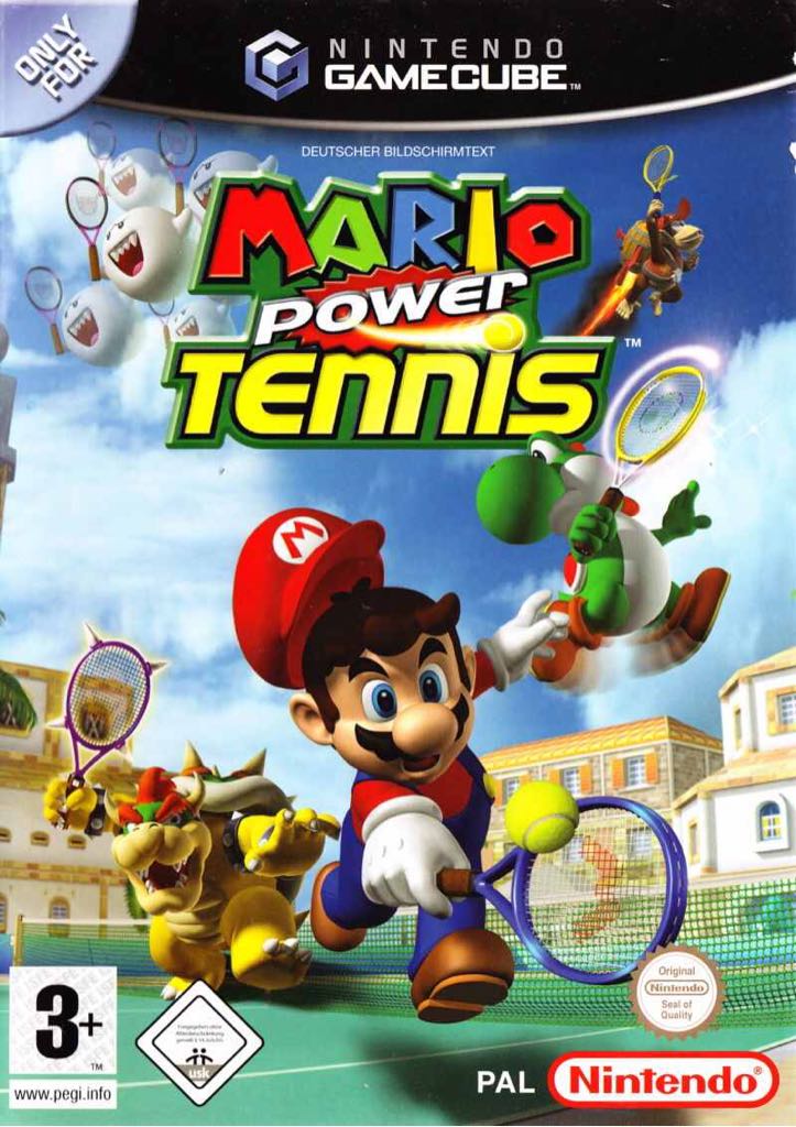 Mario Power Tennis - Nintendo GameCube video game collectible - Main Image 1