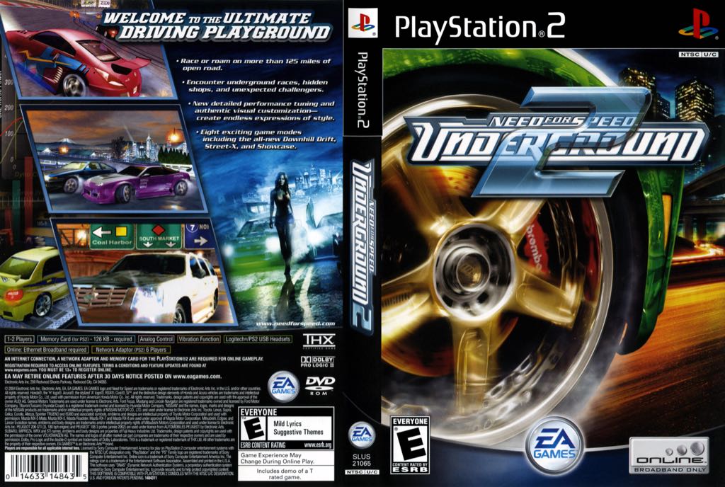 Need for Speed: Underground 2 - Sony PlayStation 2 (PS2) (1) video game collectible [Barcode 5030930046354] - Main Image 2