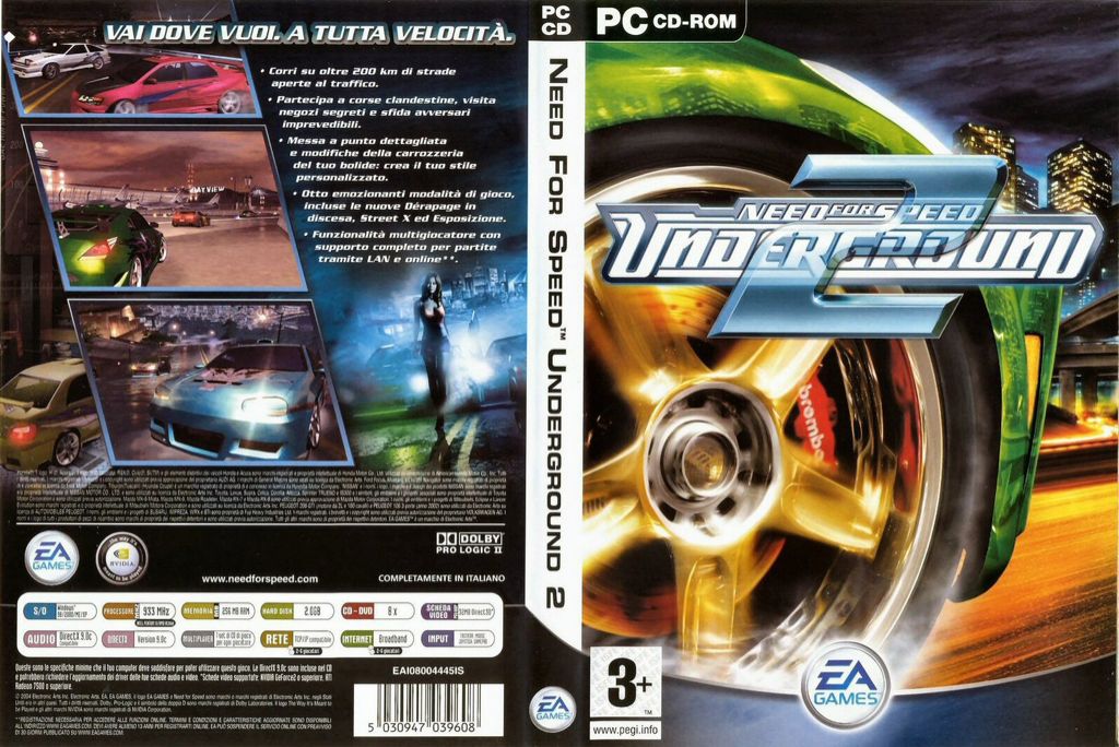 Need for Speed: Underground 2 - PC (Electronic Arts - 1) video game collectible [Barcode 5030932052087] - Main Image 2