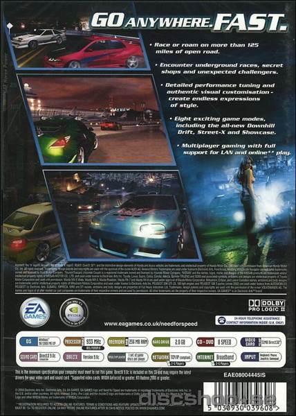 Need for Speed: Underground 2 - PC (Electronic Arts/EA Games - 1) video game collectible [Barcode 8414185052013] - Main Image 2