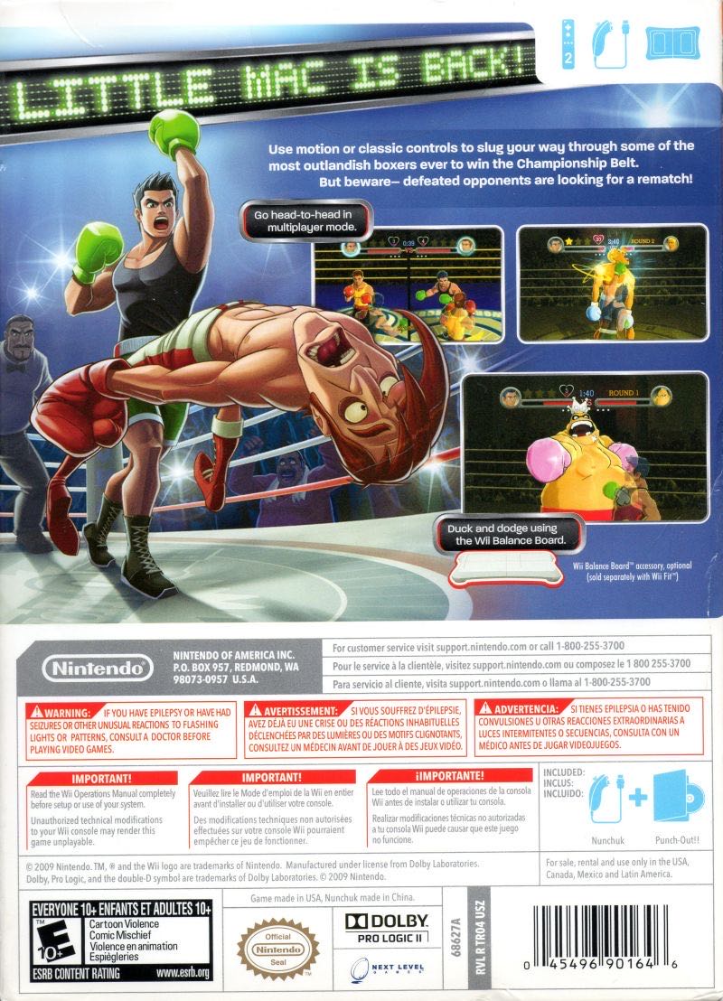 Punch-Out!! - Nintendo Wii video game collectible - Main Image 2