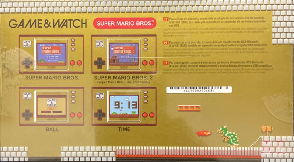 *Nintendo - Game & Watch - Super Mario Bros - Nintendo Game and Watch (Nintendo - 1) video game collectible [Barcode 045496444938] - Main Image 2