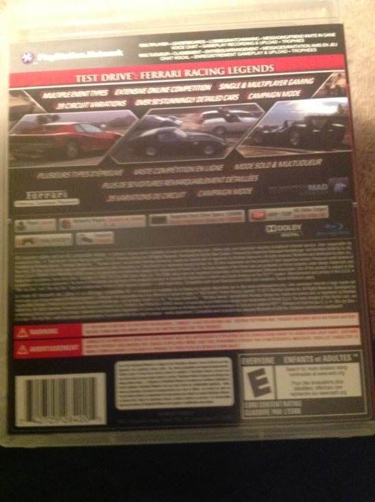 Ferrari Challenge - Sony PlayStation 3 (PS3) (rombaxGames - 1) video game collectible [Barcode 047875756670] - Main Image 2