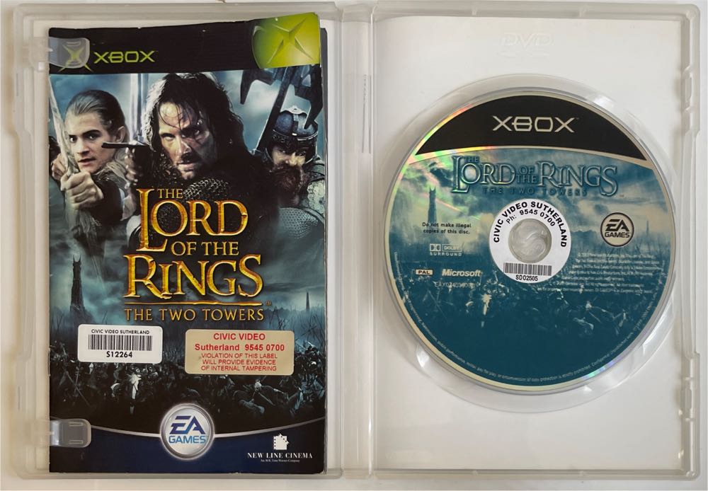 Lord of the Rings: The Two Towers, The - Microsoft Xbox ((EA) Electronic Arts - 1) video game collectible [Barcode 5030942030365] - Main Image 4