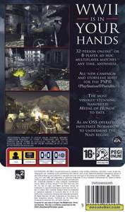Medal of Honor: Heroes 2 - Sony PlayStation Portable (PSP) (Electronic Arts - 1) video game collectible [Barcode 014633154924] - Main Image 2