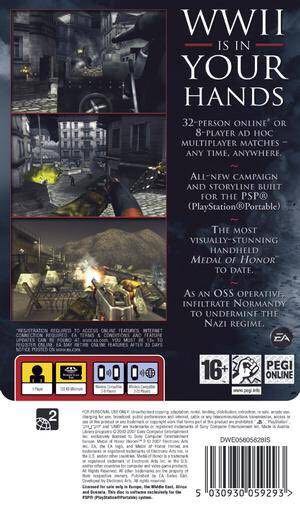 Medal of Honor: Heroes 2 - Sony PlayStation Portable (PSP) video game collectible [Barcode 5030930059293] - Main Image 2