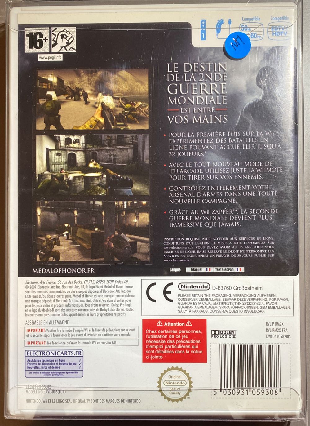 Medal of Honor Heroes 2 - Nintendo Wii ((EA) Electronic Arts - 1) video game collectible [Barcode 5030931059308] - Main Image 4