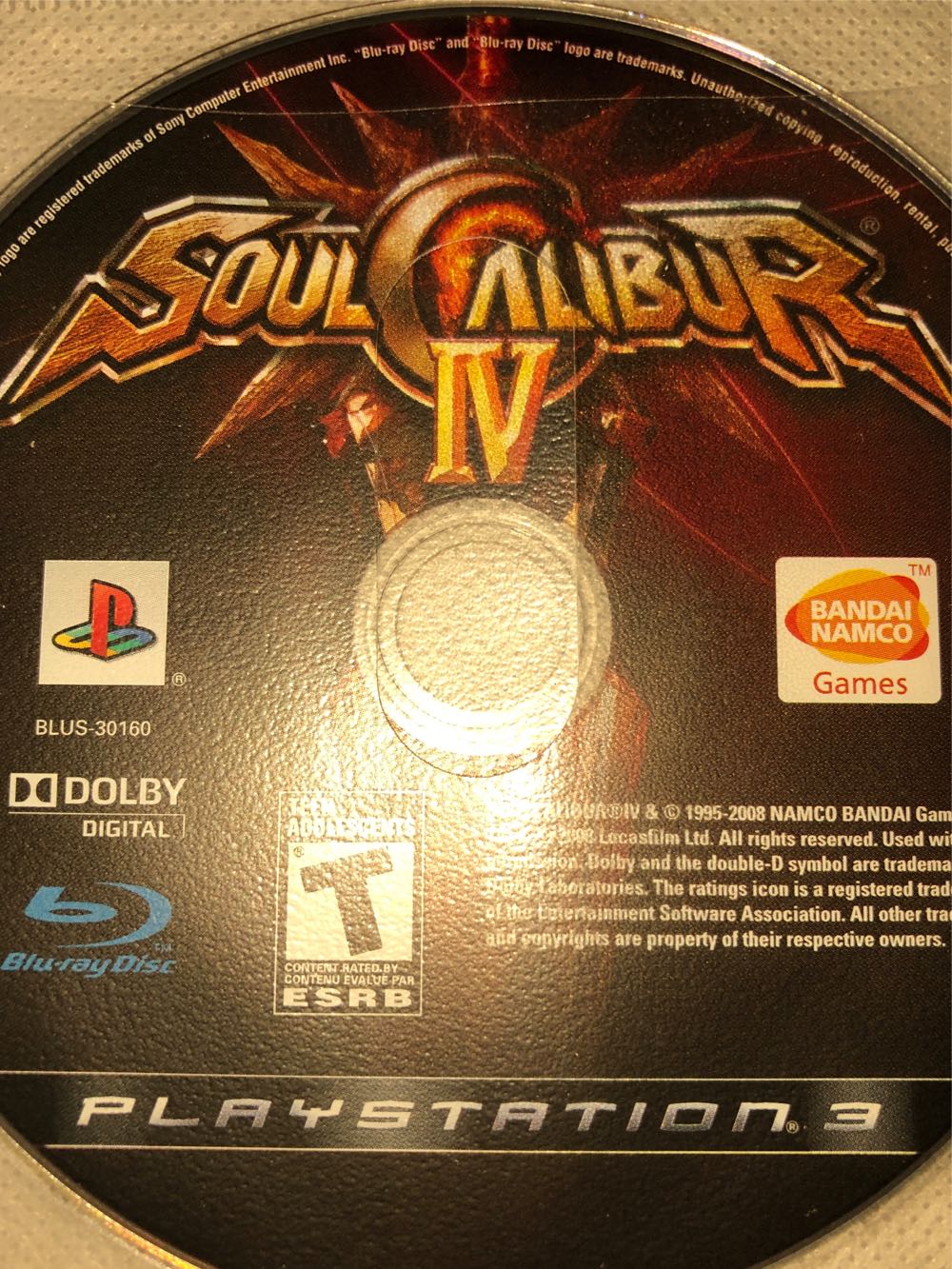 Soul Calibur IV - Sony PlayStation 3 (PS3) (Bandai Namco Games - 2) video game collectible [Barcode 3296580808106] - Main Image 4