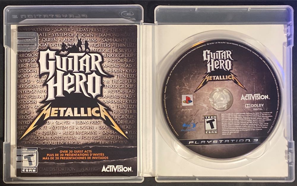 Guitar Hero: Metallica - Sony PlayStation 3 (PS3) (Activision - 1-4) video game collectible [Barcode 5030917068126] - Main Image 3