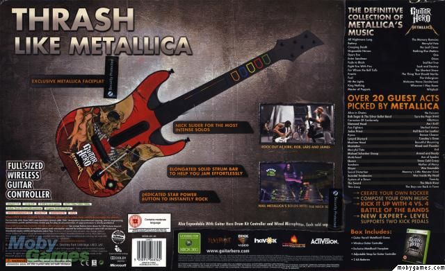 Guitar Hero: Metallica - Microsoft Xbox 360 (Activision Blizzard - 4) video game collectible [Barcode 5030917068225] - Main Image 2