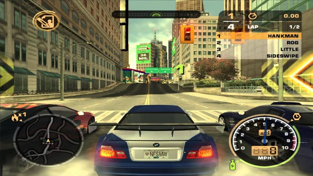 NEED FOR SPEED MOST WANTED - Sony PlayStation Portable (PSP) (Electronic Arts) video game collectible [Barcode 16011104] - Main Image 2