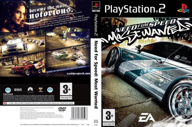 Need For Speed Most Wanted - Sony PlayStation 2 (PS2) ((EA) Electronic Arts - 2) video game collectible [Barcode 5030930046095] - Main Image 2