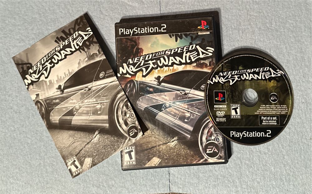 Need For Speed Most Wanted - Sony PlayStation 2 (PS2) video game collectible [Barcode 5030934046091] - Main Image 3