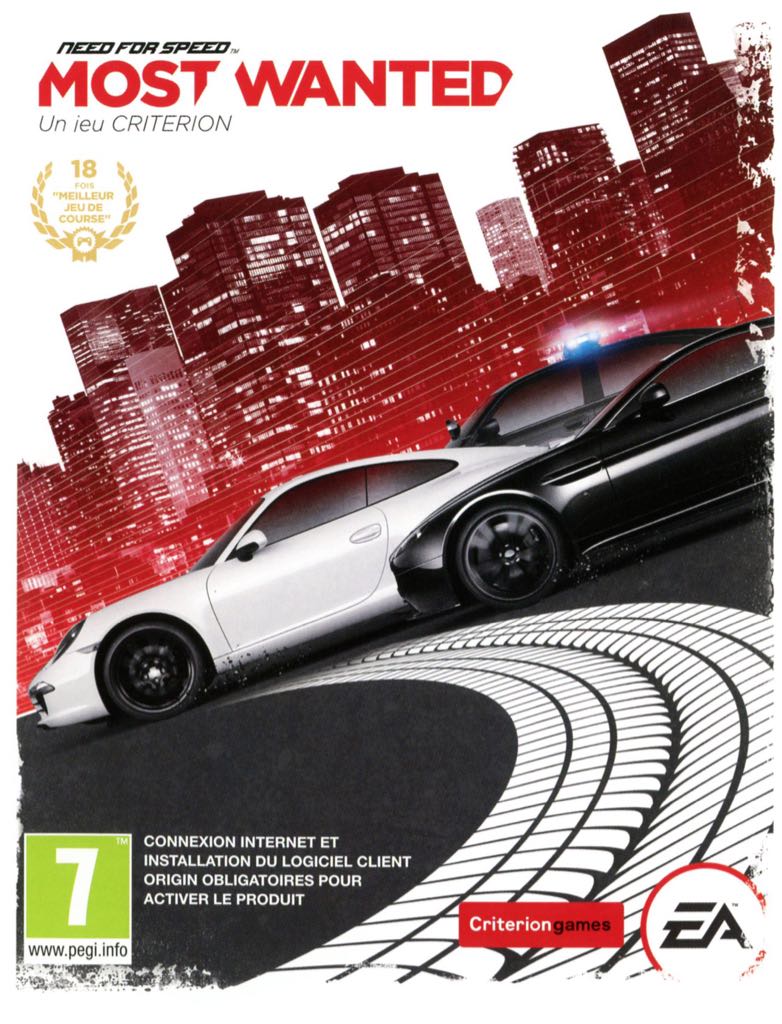 Need For Speed Most Wanted - Microsoft Xbox 360 video game collectible [Barcode 777725088360] - Main Image 1