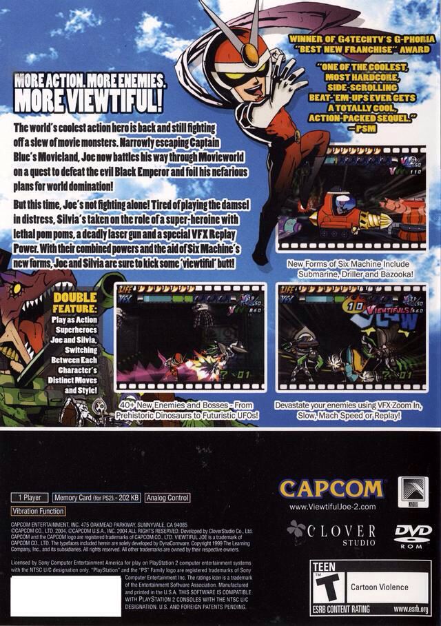 Viewtiful Joe 2 - Sony PlayStation 2 (PS2) (Capcom - 1) video game collectible [Barcode 013388260423] - Main Image 2