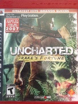 Uncharted 1 Drakes Fortune - Sony PlayStation 3 (PS3) (Naughty Dog) video game collectible - Main Image 1
