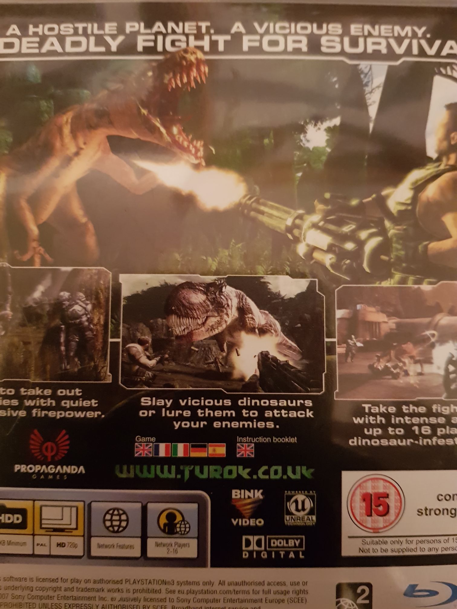 Turok - Sony PlayStation 3 (PS3) video game collectible [Barcode 777720208657] - Main Image 2