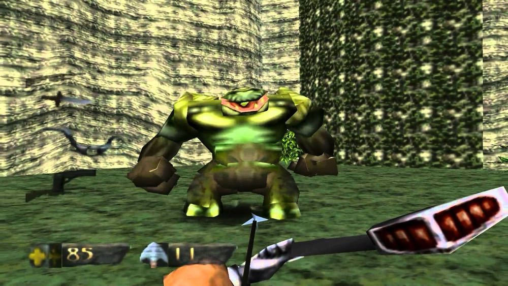 Turok - Nintendo 64 (N64) (Aklaim Entertainment - 1) video game collectible - Main Image 3