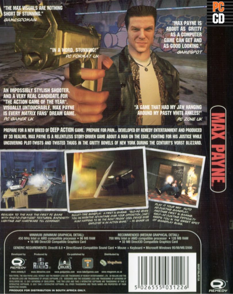 Max Payne - PC (Rockstar Games - 1) video game collectible - Main Image 2