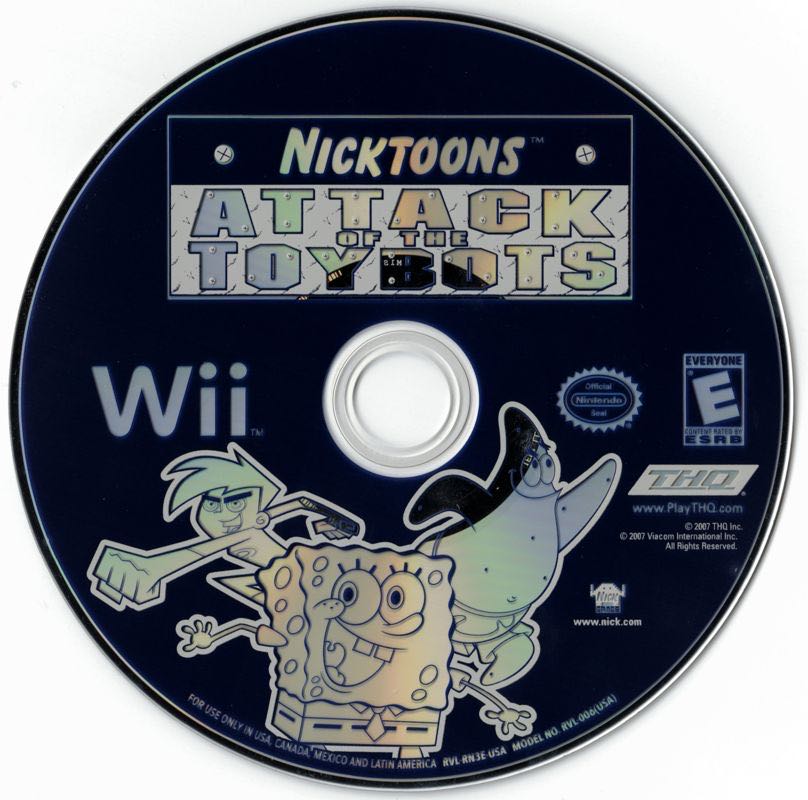 Nicktoons Attack of the Toybots - Nintendo Wii (THQ - 2 Players) video game collectible [Barcode 785138301327] - Main Image 3