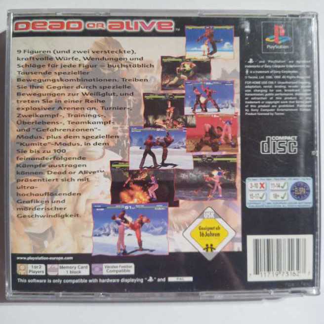 Dead or Alive - Sony PlayStation (Sony Computer Entertainment - 2) video game collectible [Barcode 711719731429] - Main Image 4