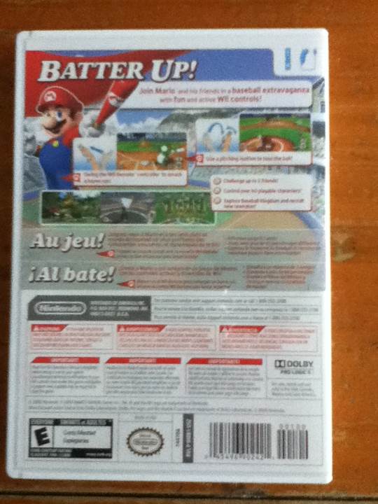 Mario Super Sluggers - Nintendo Wii (2) video game collectible - Main Image 2