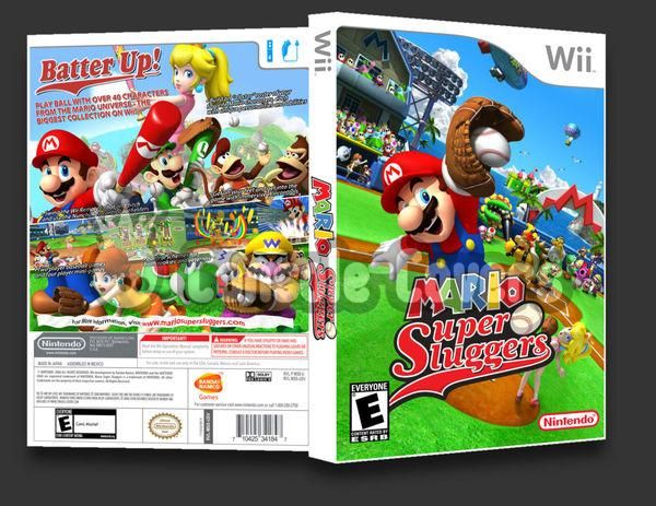 Mario Super Sluggers - Nintendo Wii video game collectible - Main Image 2
