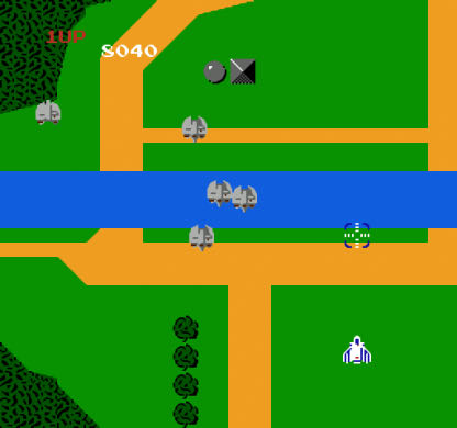 Xevious - Nintendo Entertainment System (NES) (Namco Bandai - 2) video game collectible [Barcode 045557081003] - Main Image 4