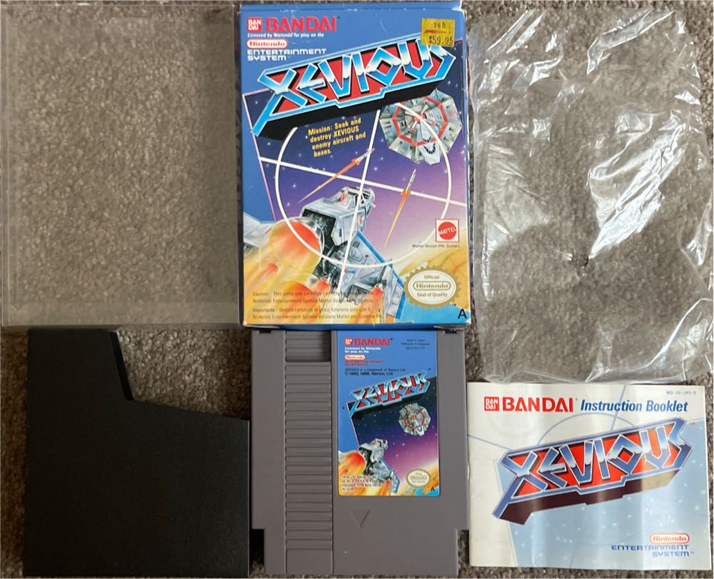 Xevious - Nintendo Entertainment System (NES) video game collectible - Main Image 3