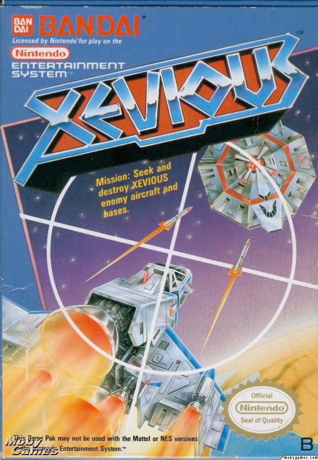 Xevious - Nintendo Entertainment System (NES) (Bandai Namco) video game collectible - Main Image 1