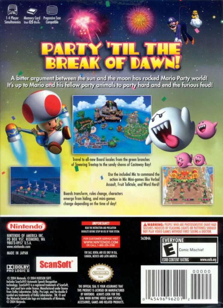 Mario Party 6 - Nintendo GameCube (Nintendo - 4) video game collectible [Barcode 045496393472] - Main Image 2