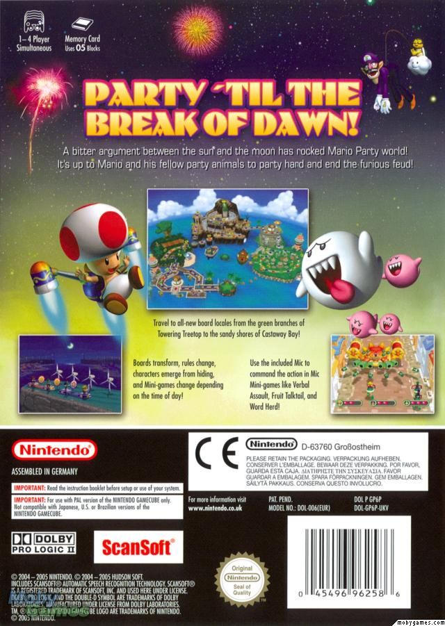 Mario Party 6 - Nintendo GameCube (Nintendo - 1-4) video game collectible - Main Image 2