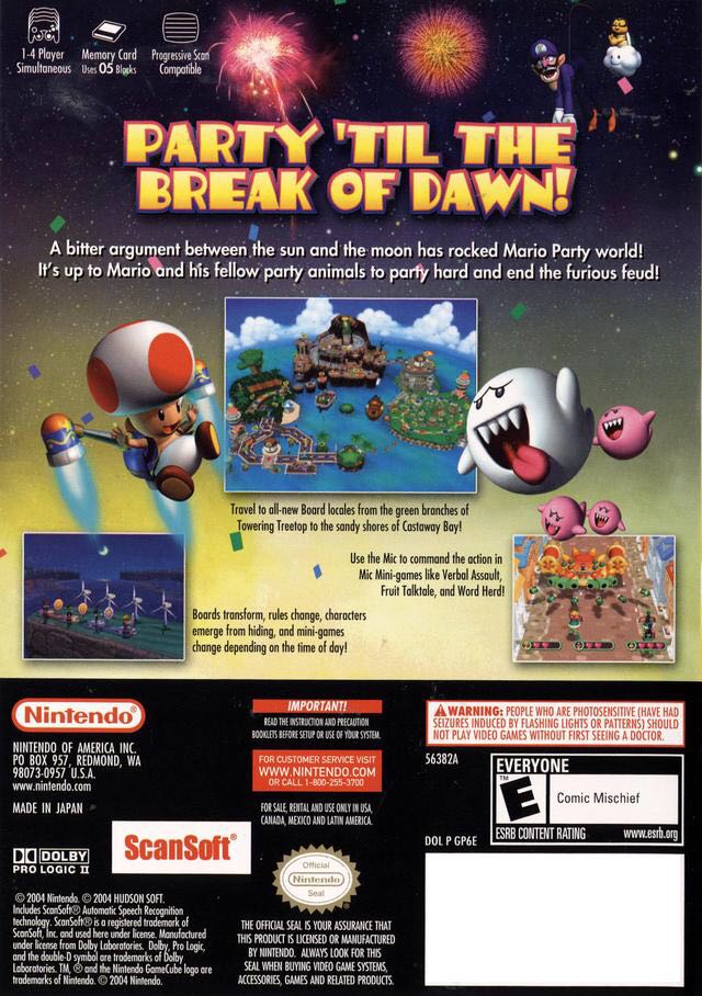 Mario Party 6 - Nintendo GameCube (Nintendo - 1-4) video game collectible - Main Image 2