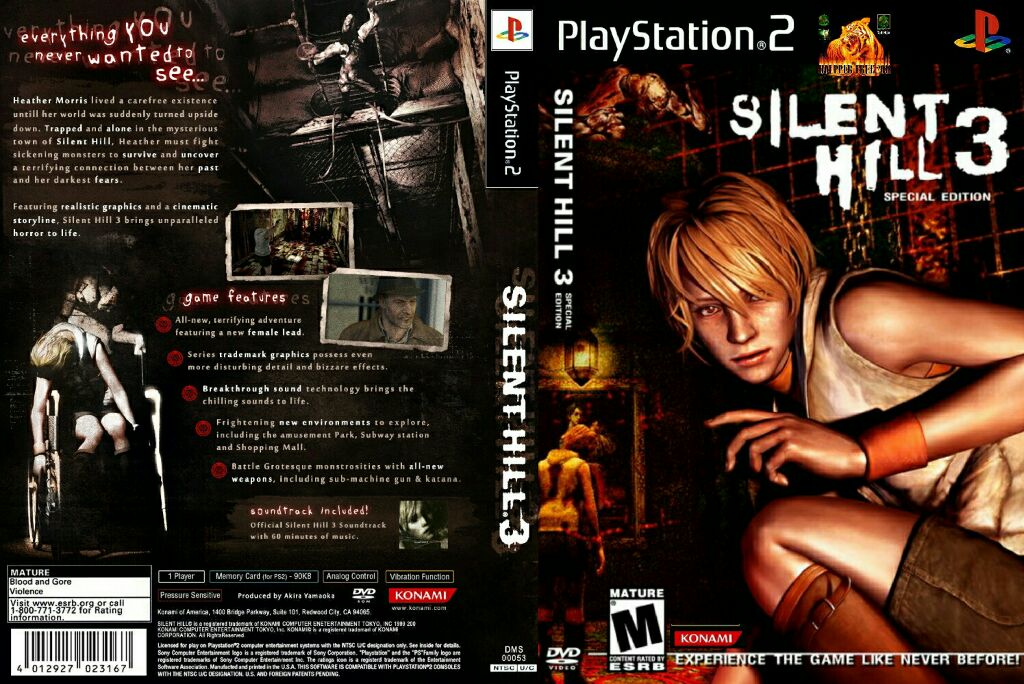 Silent Hill 3 - Sony PlayStation 2 (PS2) (Konami - 1) video game collectible [Barcode 08291202] - Main Image 2