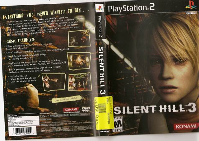 Silent Hill 3 - Sony PlayStation 2 (PS2) (Konami - 1) video game collectible [Barcode 4012927023754] - Main Image 2