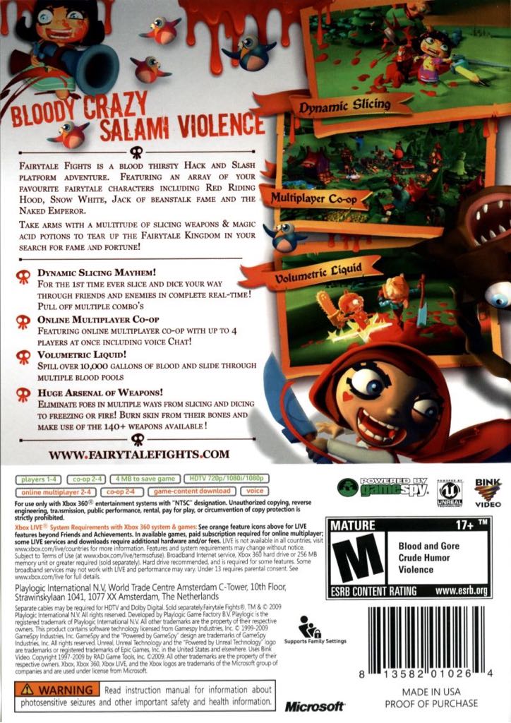 Fairytale Fights - Sony PlayStation 3 (PS3) video game collectible [Barcode 8717545402887] - Main Image 2