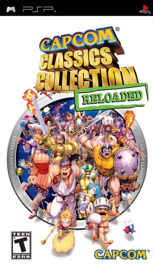 Capcom Classic Collection Reloaded - Sony PlayStation Portable (PSP) video game collectible [Barcode 4976219654746] - Main Image 1