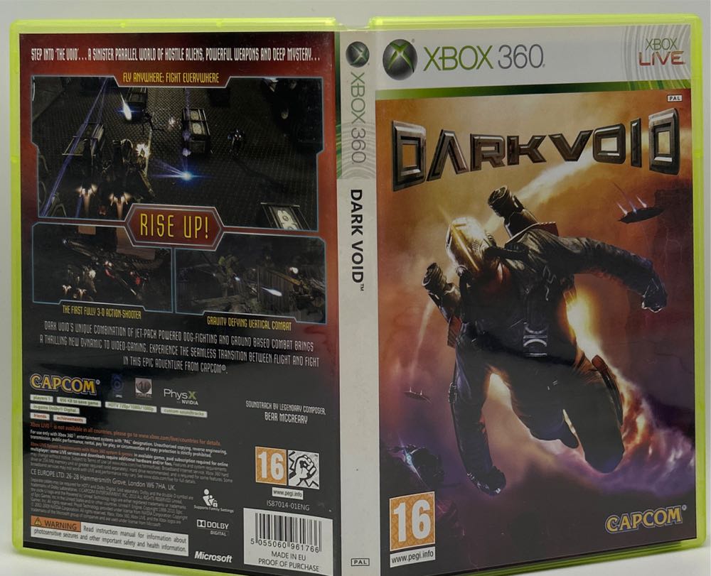 Dark Void - Microsoft Xbox 360 (Capcom - 1) video game collectible [Barcode 5055060961766] - Main Image 3