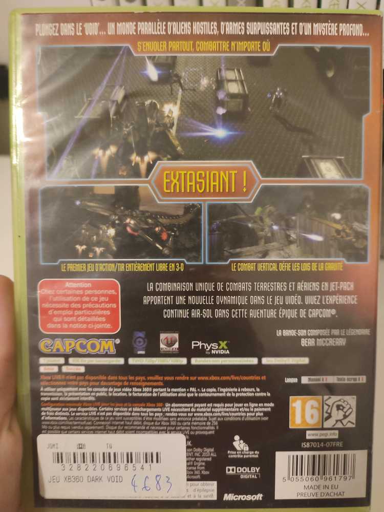 Dark Void - Microsoft Xbox 360 (Boite Et Notice - 1) video game collectible [Barcode 5055060961797] - Main Image 3