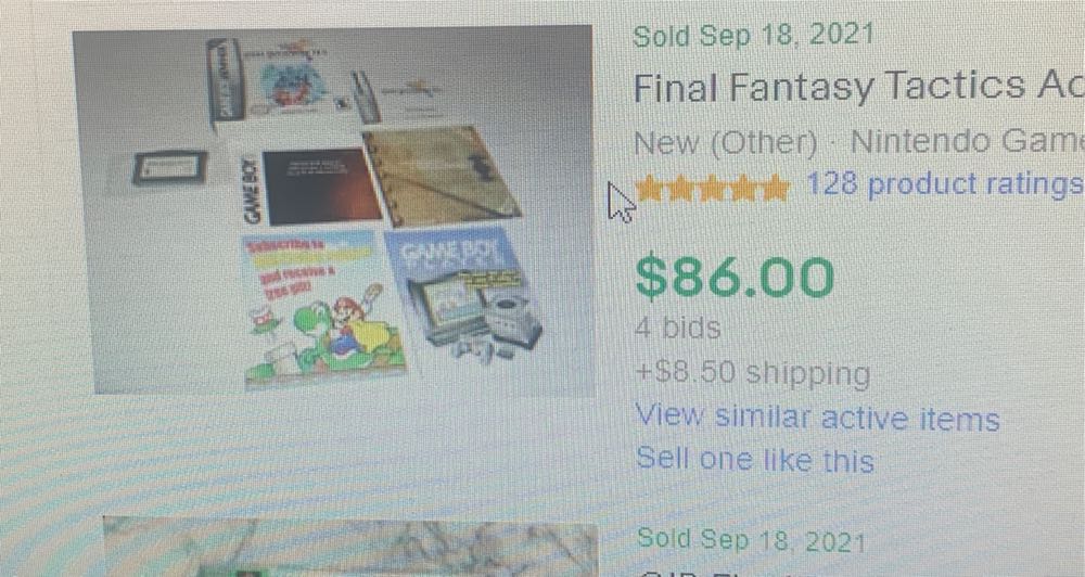 Final Fantasy Tactics Advance - Nintendo Game Boy Advance (GBA) (Square Enix - 2) video game collectible [Barcode 045496733377] - Main Image 3