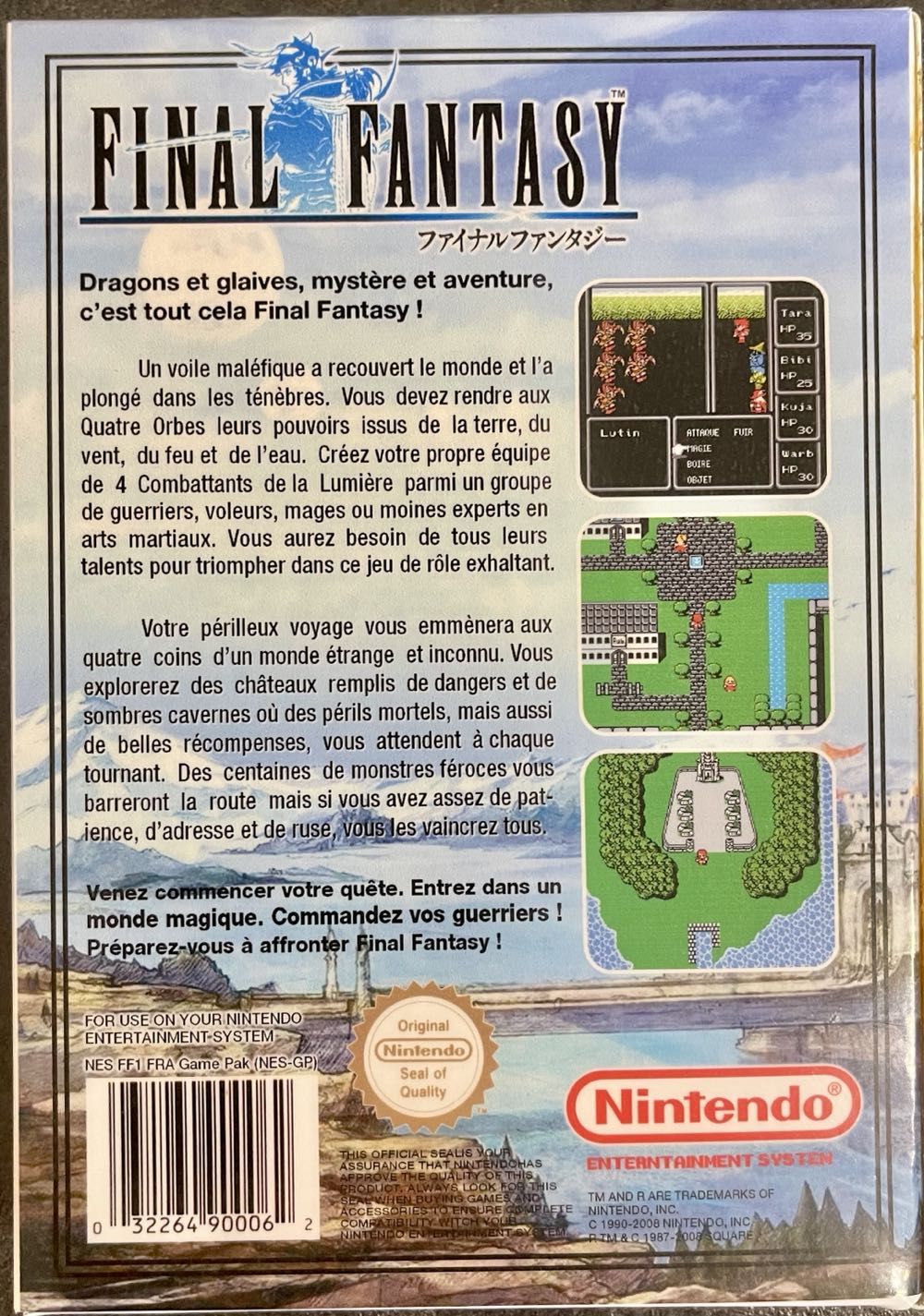 Final Fantasy (Cartmod) - Nintendo Entertainment System (NES) (Nintendo) video game collectible - Main Image 2